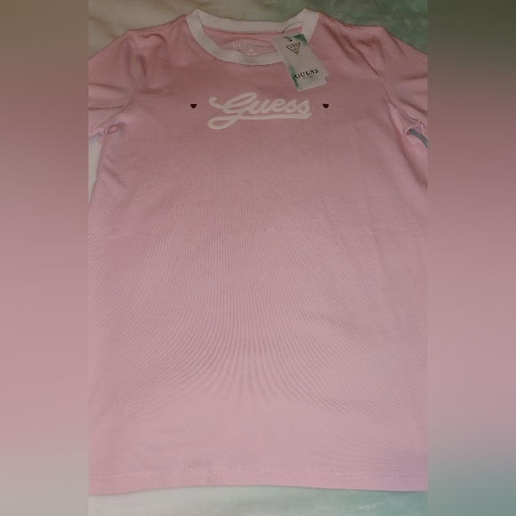 Guess Pink Logo T-Shirt - Picture 4 of 5